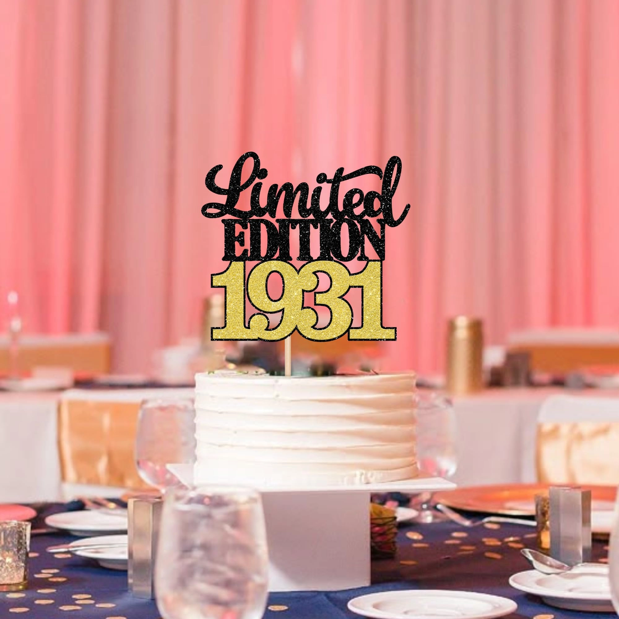 Limited EDITION 1931 Cake Topper - 1 Pack 95th Birthday