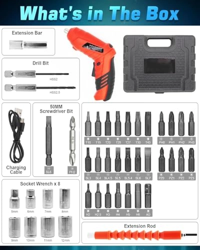 Cordless Screwdriver - 1800mAh