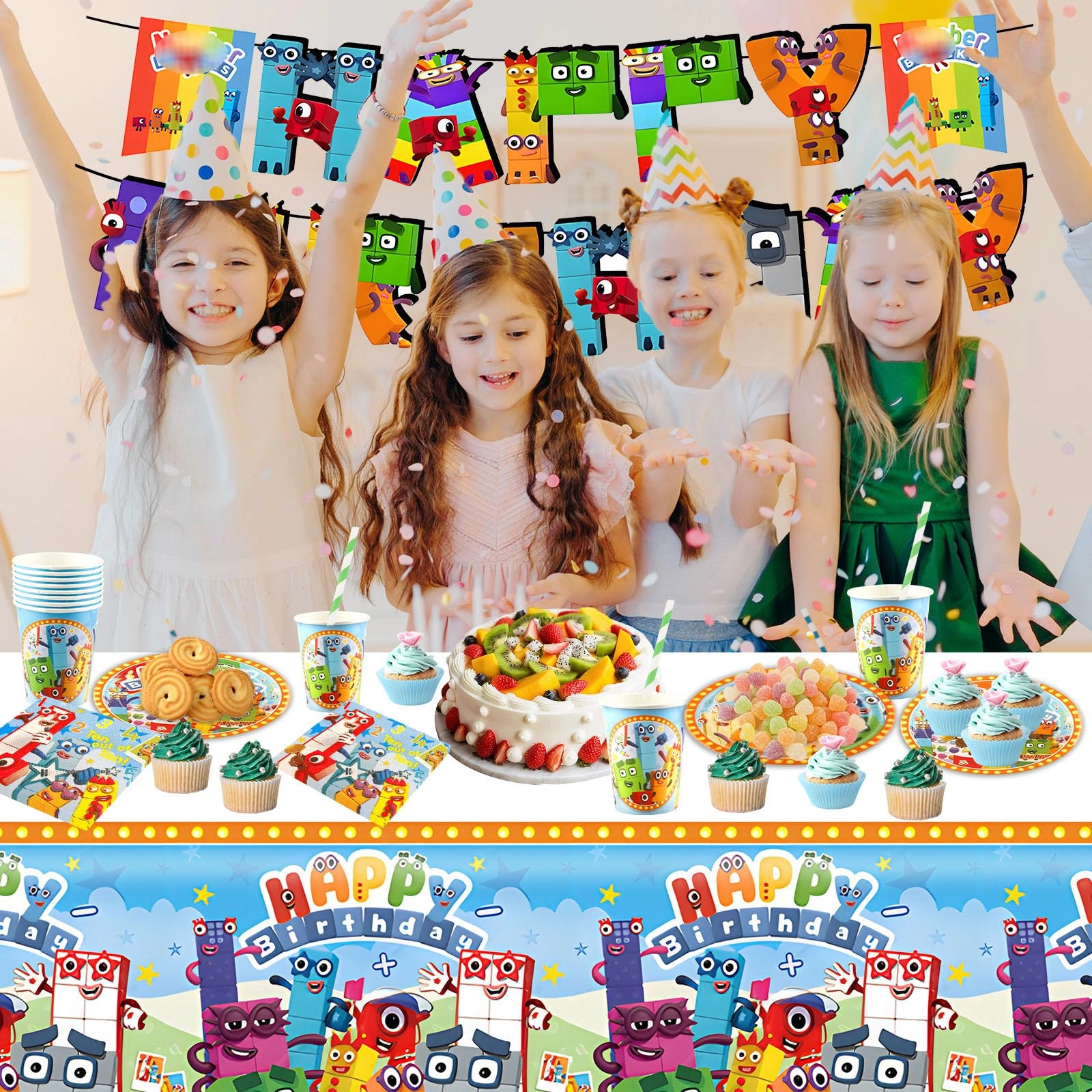 Party Tableware Set - 52PC Birthday