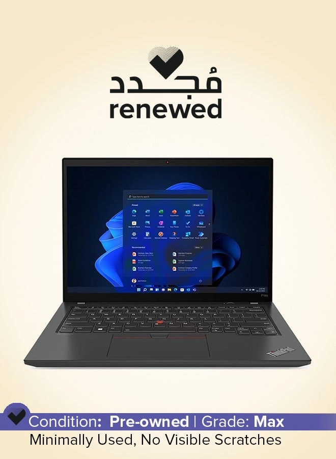 Lenovo (Renewed) ThinkPad P14s - 14'' Core i7-1185G7 16GB DDR 512GB SSD