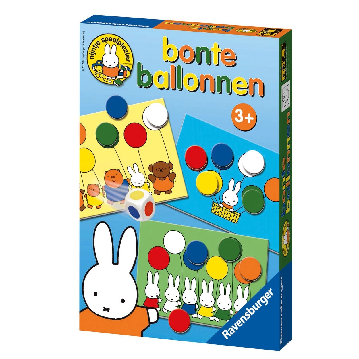 Nijntje Miffy Colorful Balloons Board Game - Dutch Kid