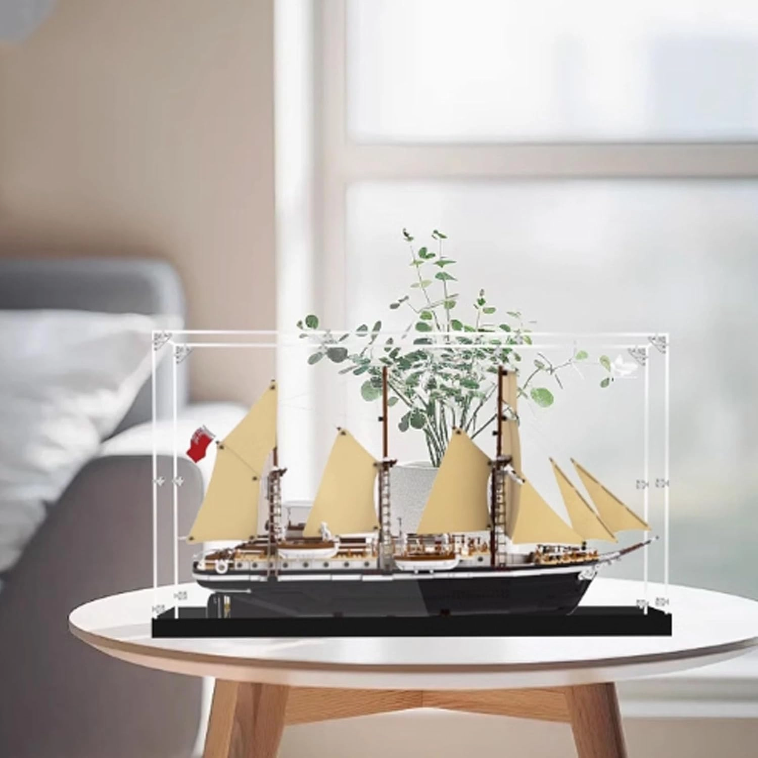 Acrylic Display Box - 33.5×11.8×19.7 inches Transparent Dustproof