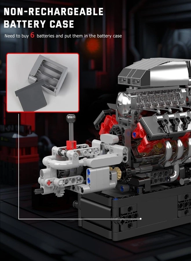 10225 V8 Engine - 8-Cylinder 855+PCS