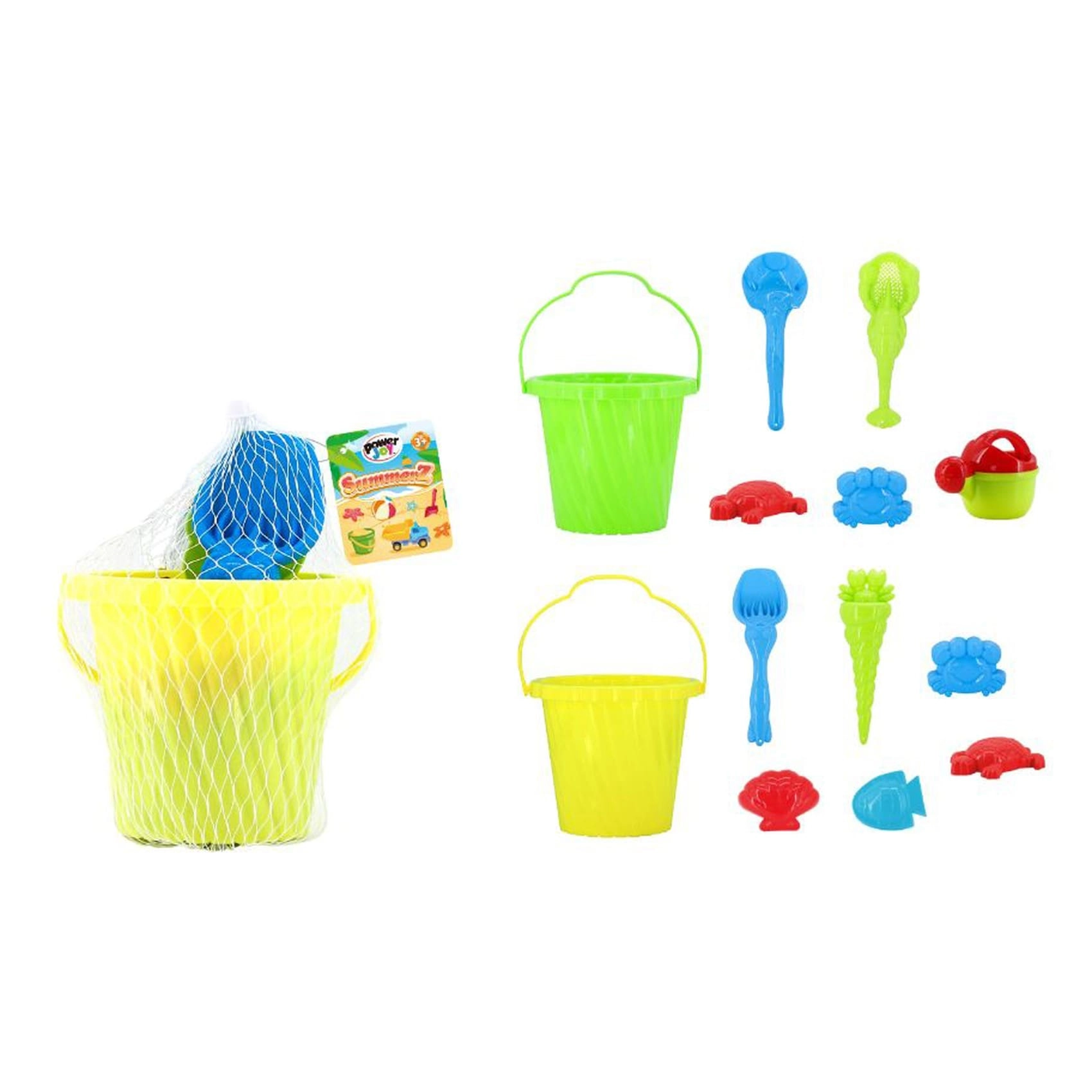 Summerz Bucket - 6pcs Multi Colour