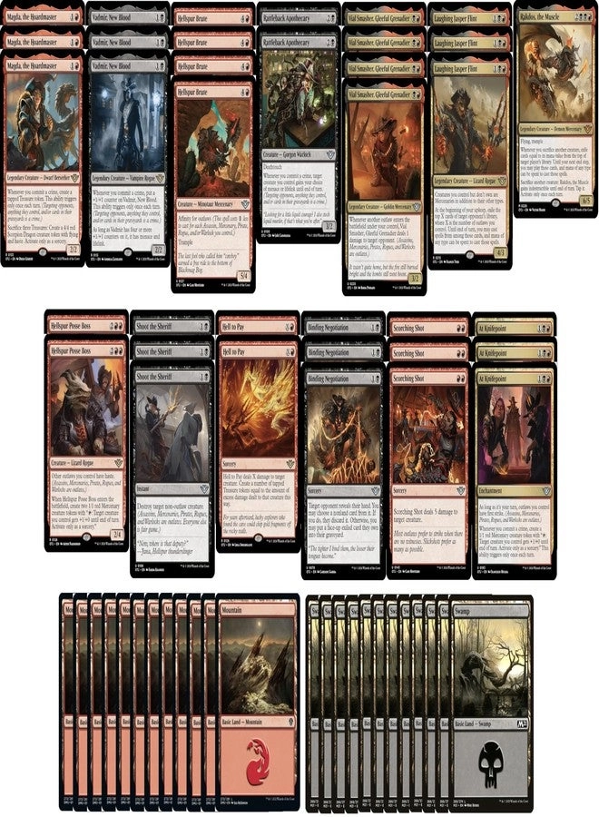 MTG Decks & More Elite Outlaw Crime - 60pcs