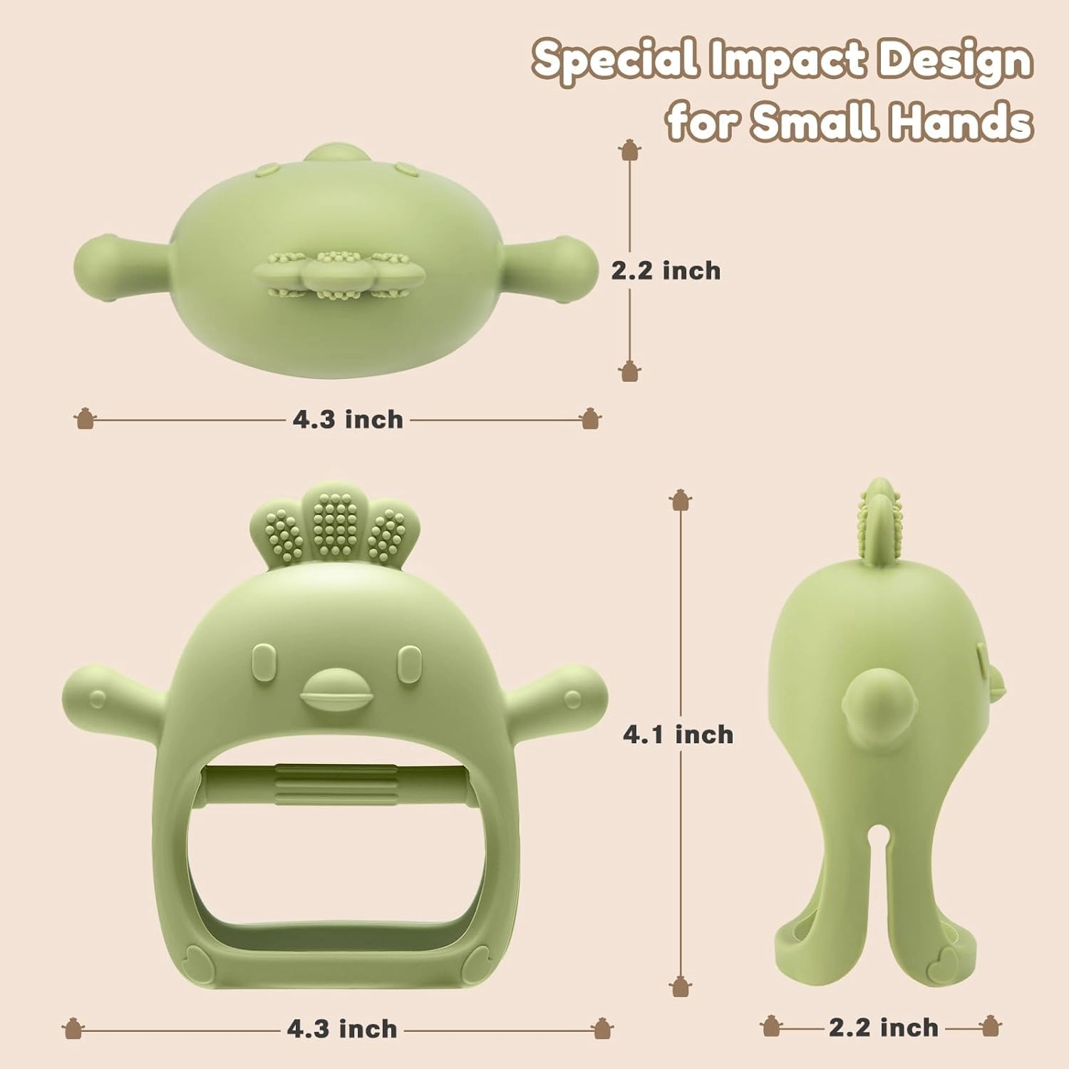 Teething Mittens - Silicone