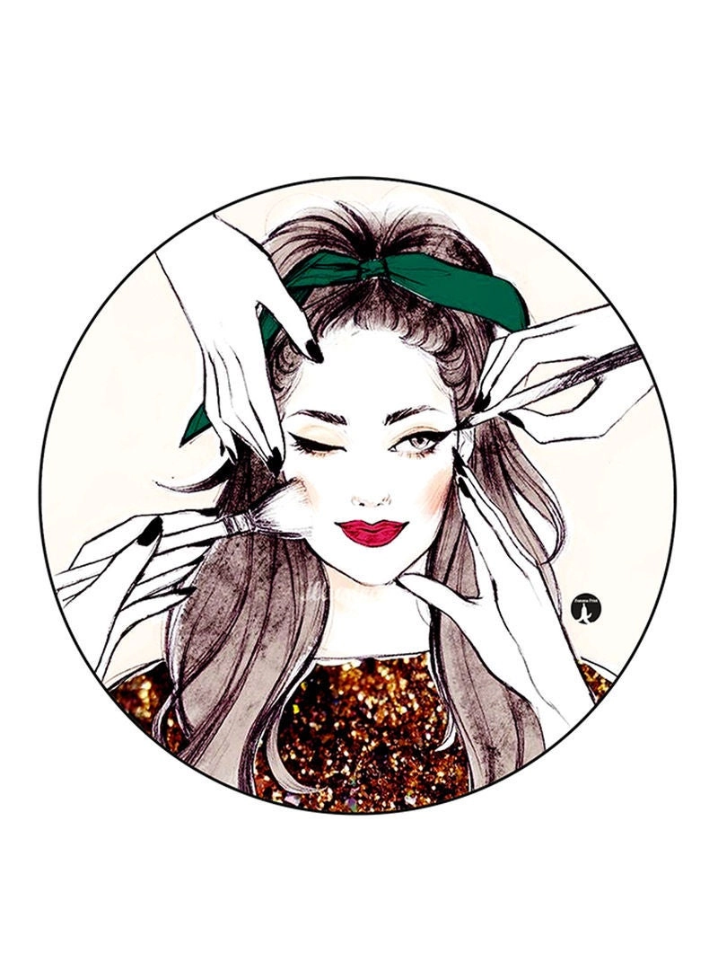 Woman Printed Mouse Pad