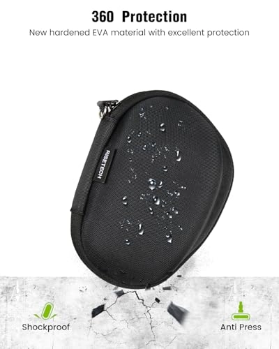 Hard Travel Mouse Case - Clip and Lanyard
