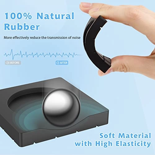 Anti Vibration Pads - 4 pack Round Rubber