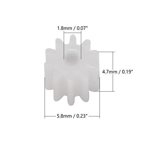 Plastic Gear - 30pcs 10 Teeth 0.5 Modulus