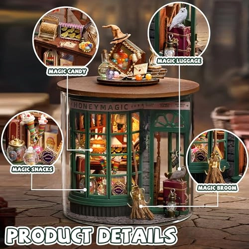 Romantic and Cute Dollhouse Miniature DIY House Kit - Paris Gift Store