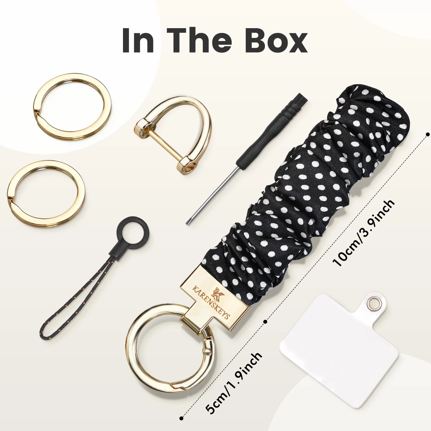Scrunchie Keychain Wristlet - Colour