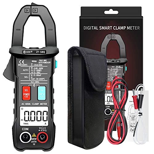 6000 Counts Digital Clamp Meter - 600.0A 26mm