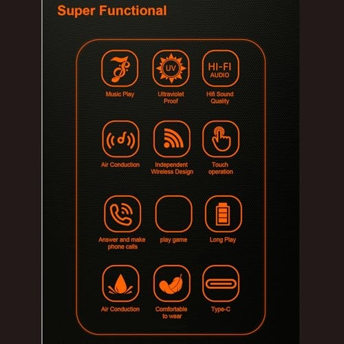 Smart Sunglasses - HiFi speakers 360° surround sound touch control