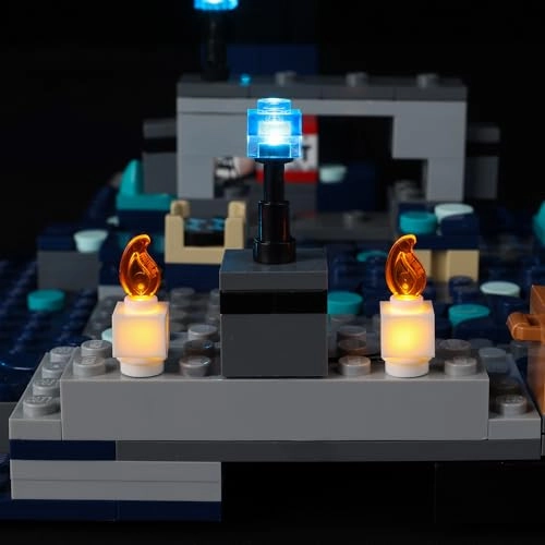 LED Lighting Kit for LEGO Minecraft The Deep Dark Battle 21246