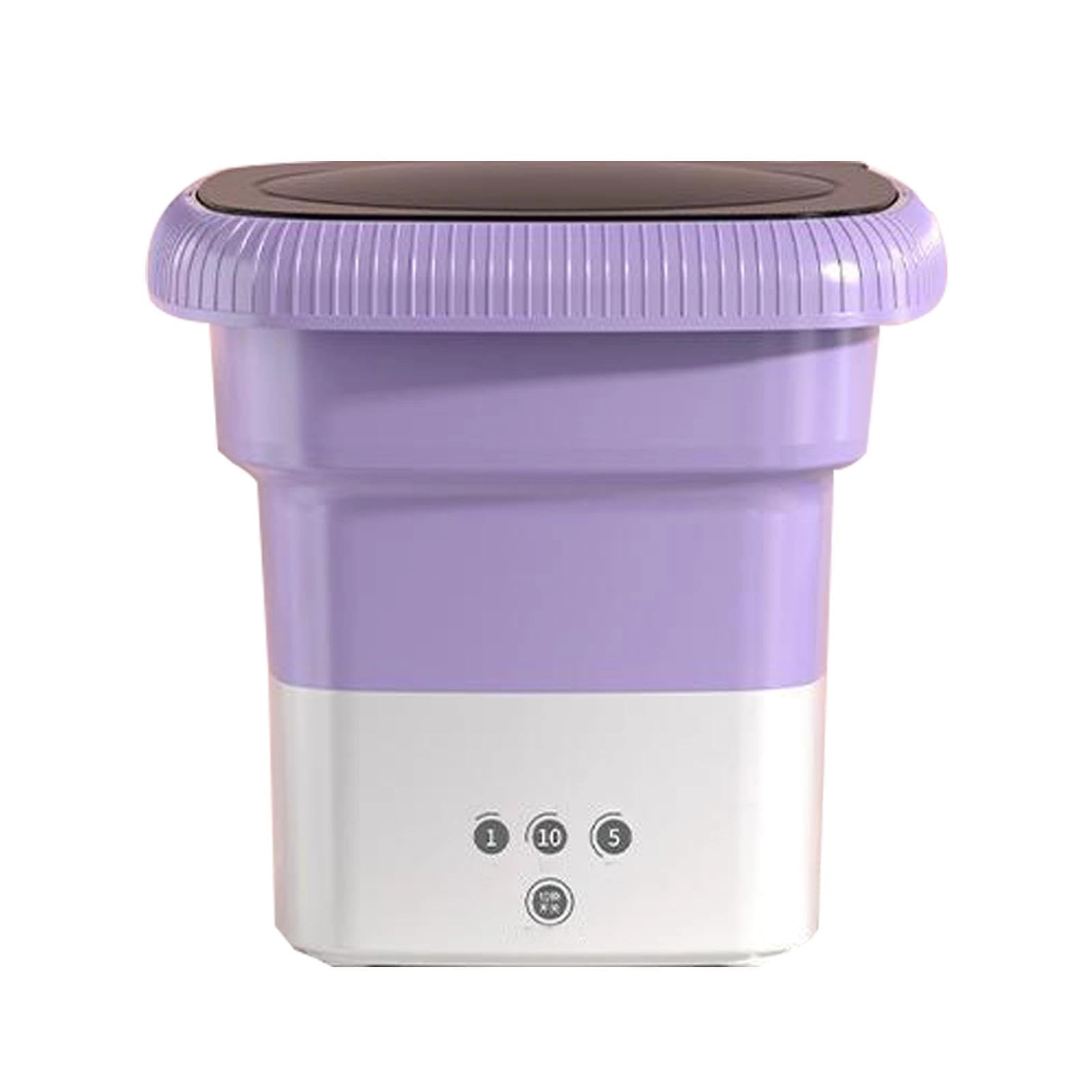 Mini Portable Washing Machine | Foldable Small Washer Machine For Travel Laundry | Folding Little Washing Dryer For Baby Clothes, Socks, Towels, Underwear