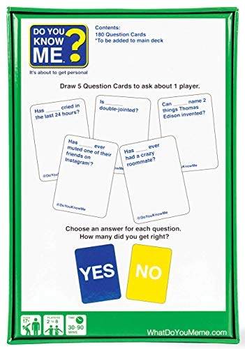 Do You Know Me? Expansion Pack - 180 pieces Adult English