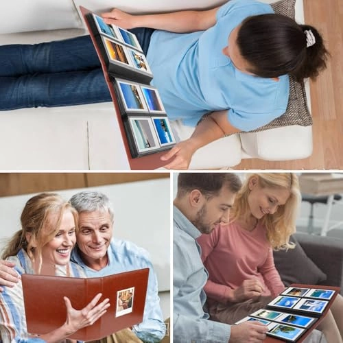 Instax Wide 192 Pockets Faux Leather Photo Album