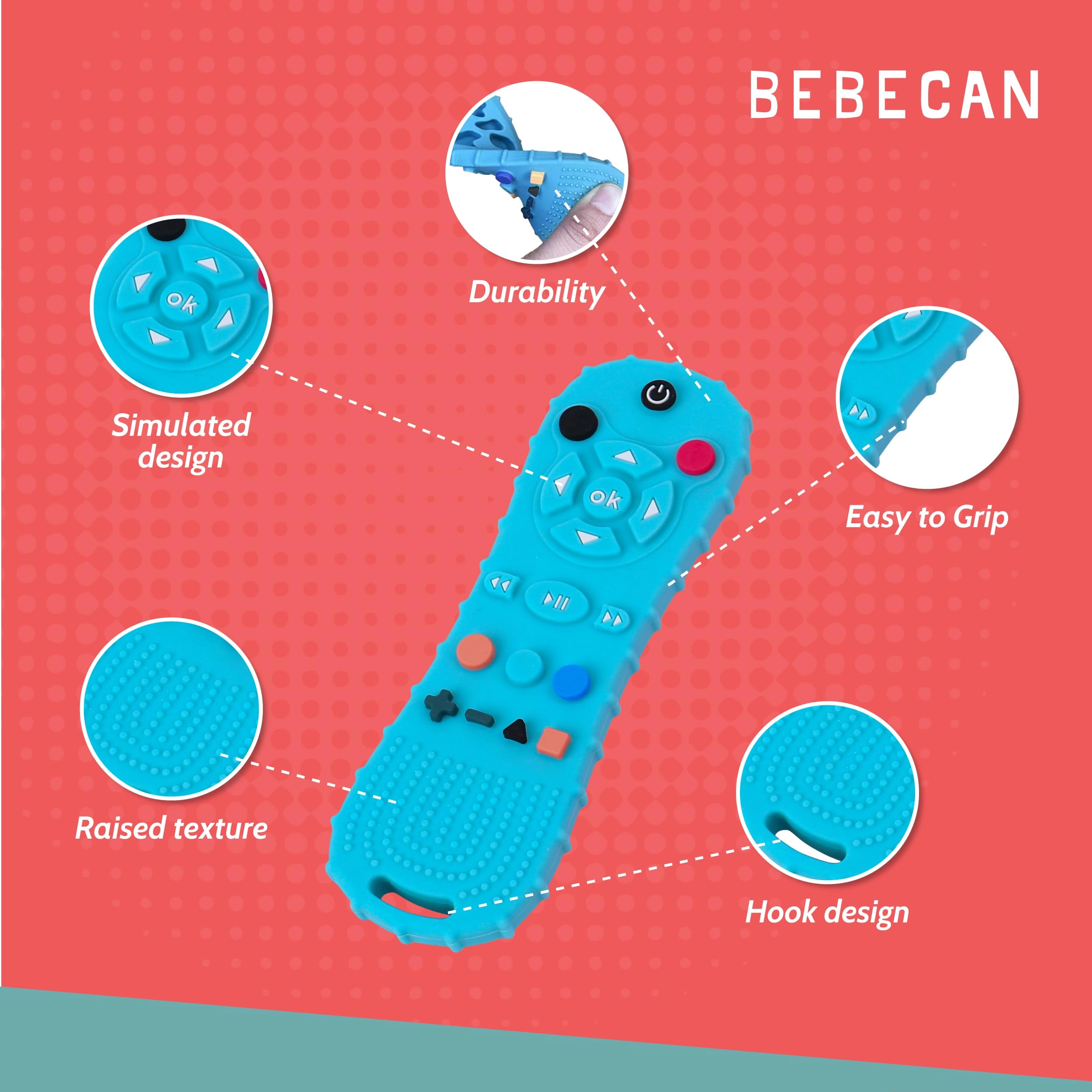 Remote Teether - Silicone