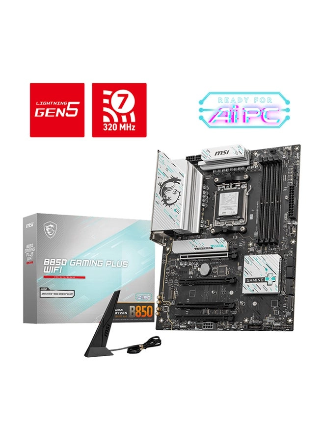 MSI B850 GAMING PLUS - Wi-Fi 7 AM5 4x DDR5