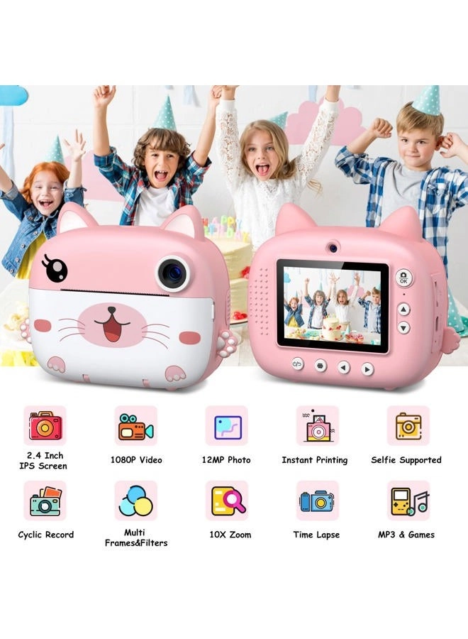 X6 - 1080P 2.4 Inch Instant Print