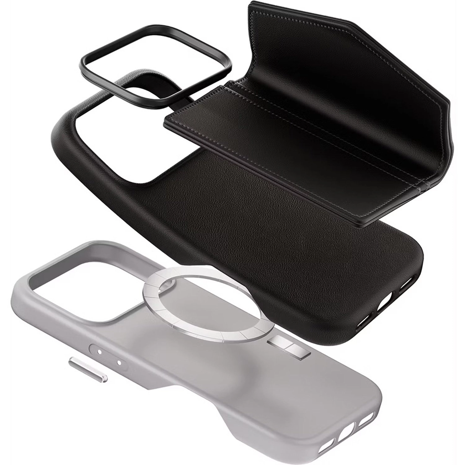 Vertex Wallet Case - PU Leather with MagSafe for iPhone 17 Pro Max