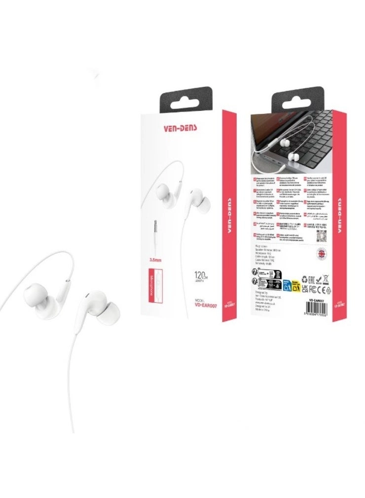 VEN-DENS VD-EAR007 Wired Earphone