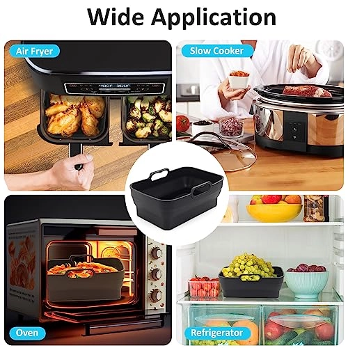 Air Fryer Silicone Liner - Silicone 2 Pack