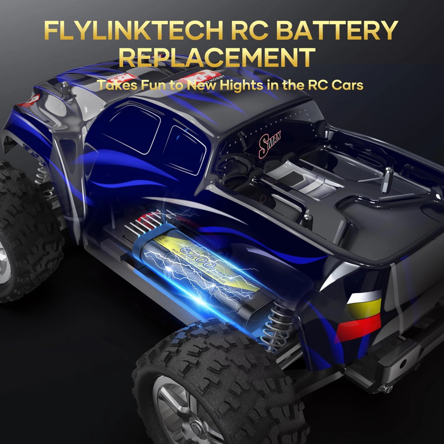 RC Battery - 7.2V 6200mAh NiMH Pack
