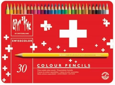 Caran d-Ache Swisscolor Pencils - 30 colors