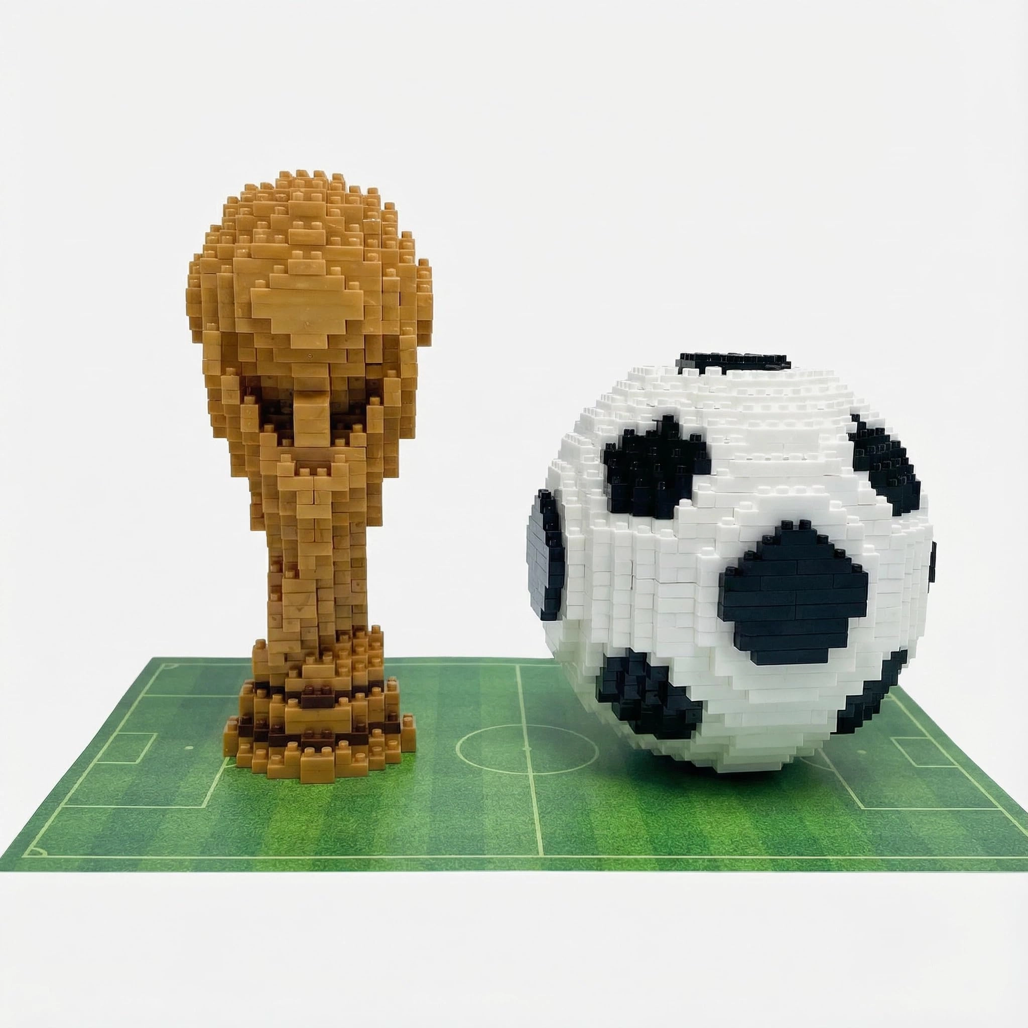Kadablk Soccer Building Block Set - Soccer&Cup 1420 pcs