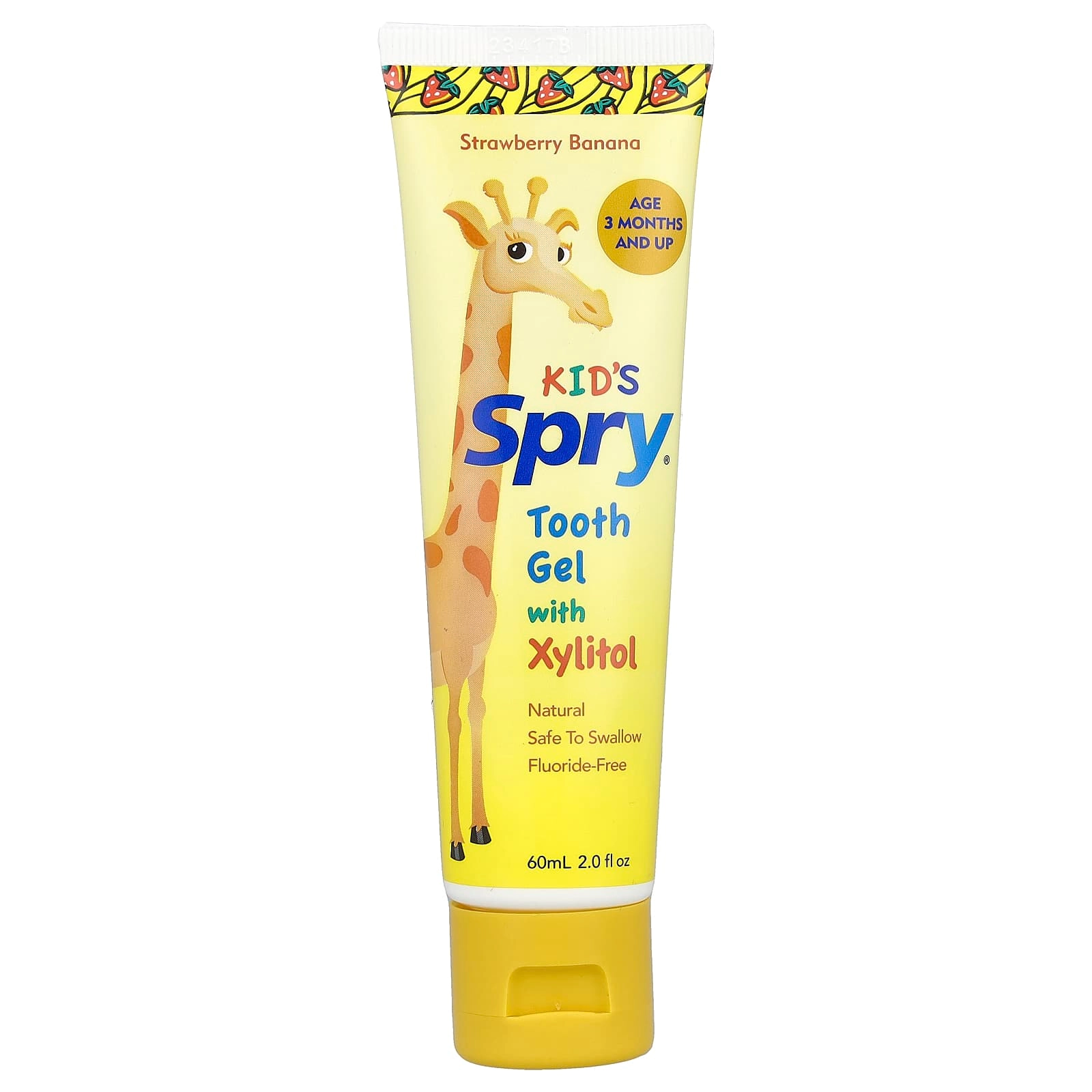Xlear Kid's Spry Xylitol Toothpaste 3 Months and Up 60 ml