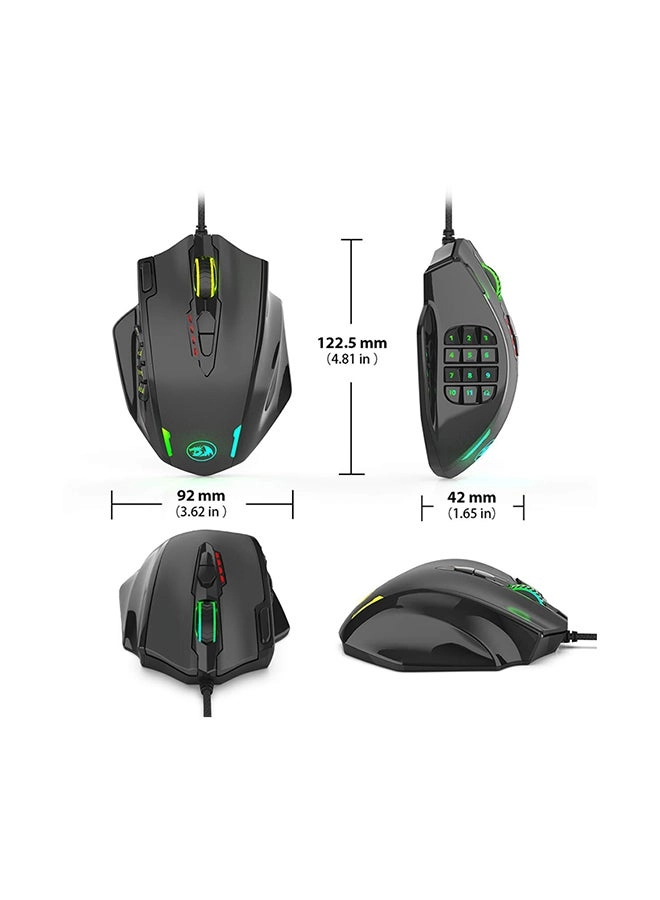 M908 Impact RGB MMO Mouse - USB