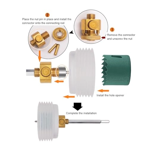Quick Hole Opener - 45mm wood plastic composite panels