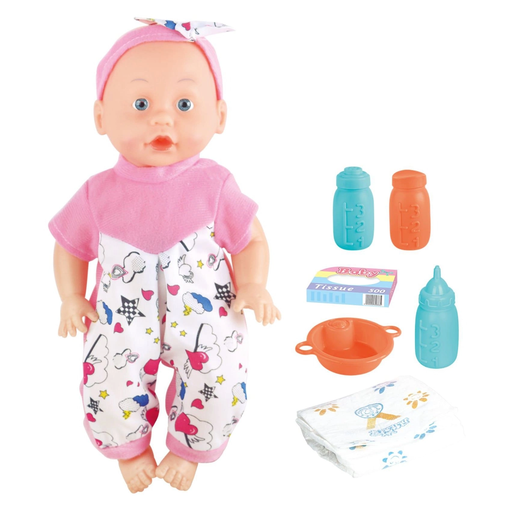 Baby Cayla Drink Doll Playset - 31cm Multicolor Ages 3+