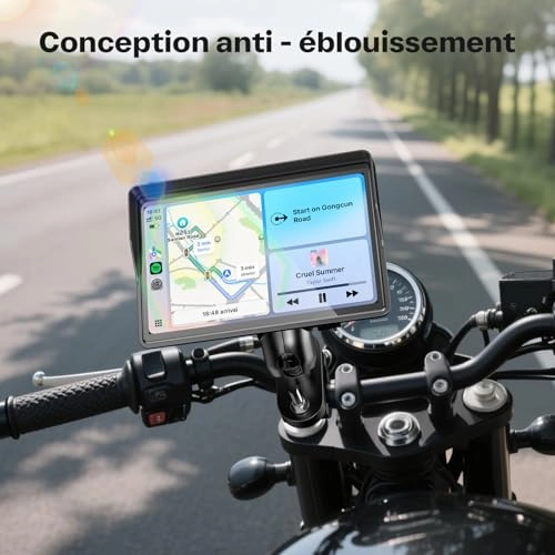 Motorcycle Carplay GPS Navigation System - 5 Inch