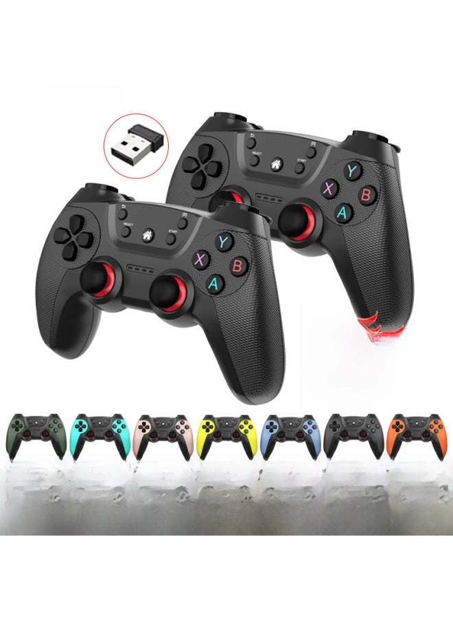 Android TV Computer 2.4g Wireless Game Controller Dualshock Doubles Battle Grey
