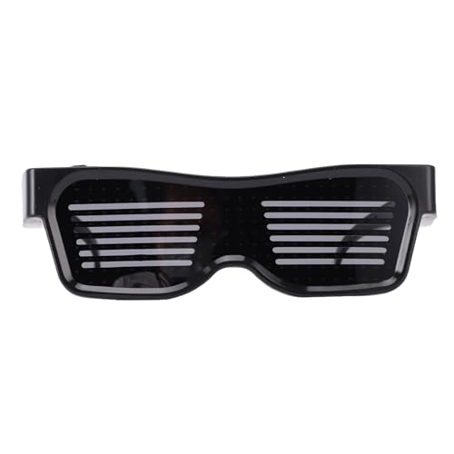 Smart LED Glasses - Red USB Charging APP Control