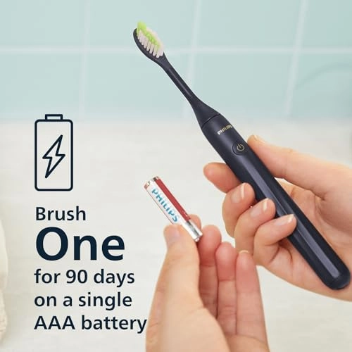 One - Battery Toothbrush Midnight 3 month battery life