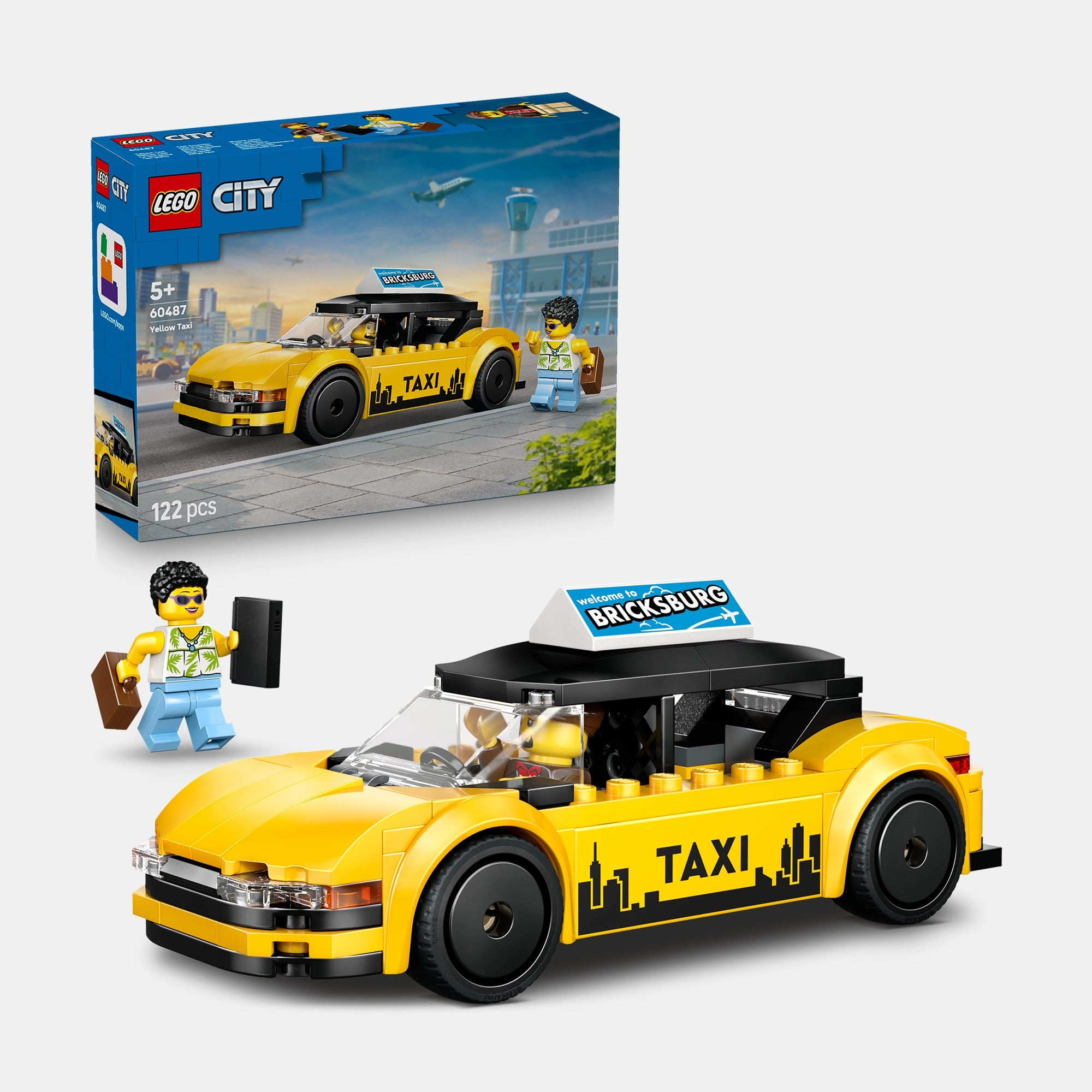 LEGO City Yellow Taxi - Car 122 pcs