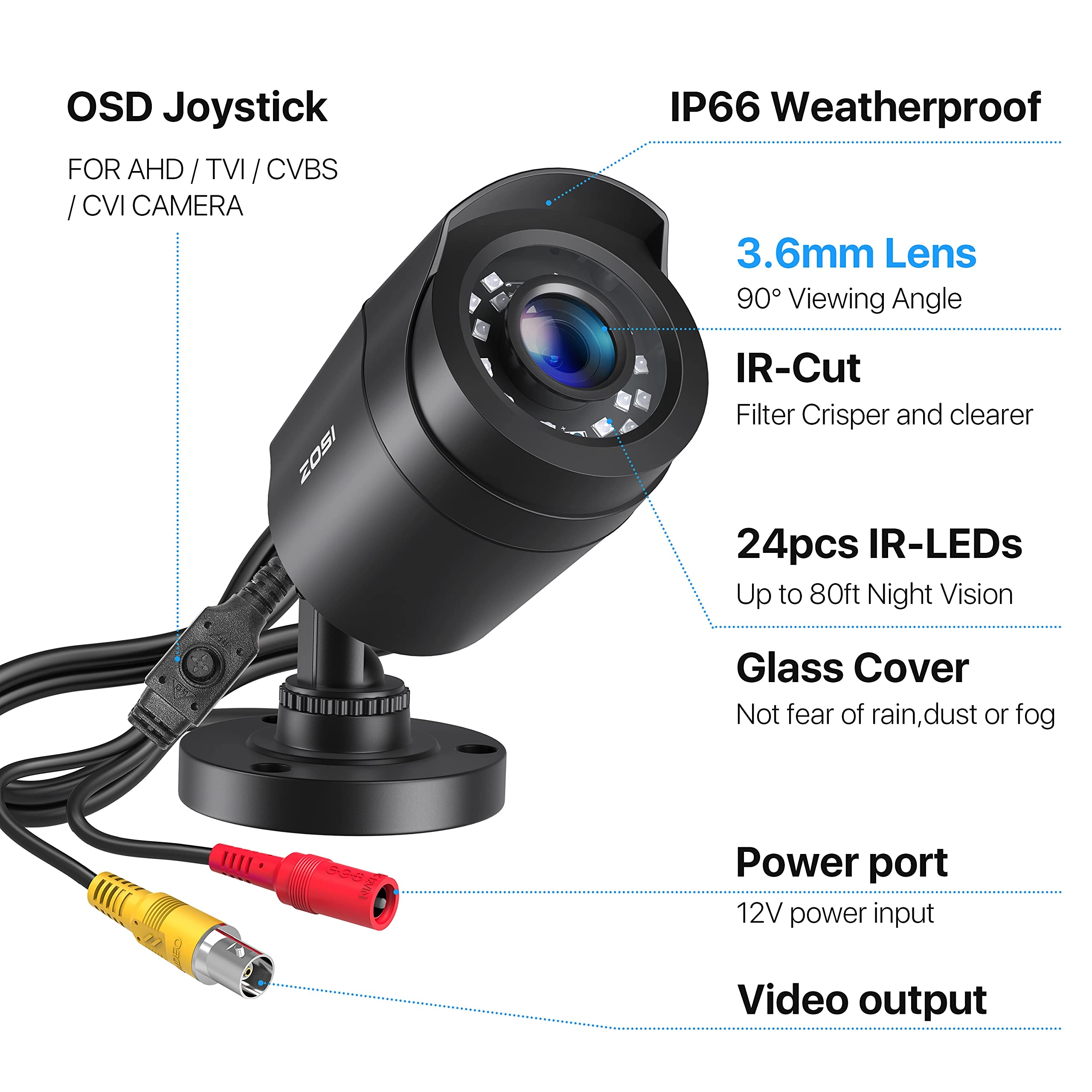 Wired CCTV Camera 1080p