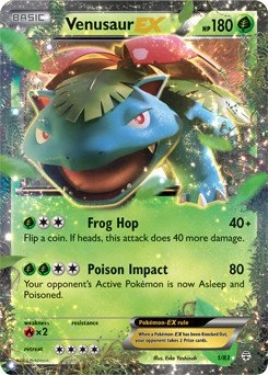Pokemon USA, Inc. Venusaur-EX 1/83