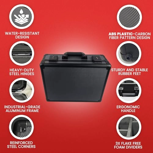 Graded Card Case - 24 x 16.99 x 31.5 cm PSA CGC Beckett SGC One-Touch Toploaders 3-Row