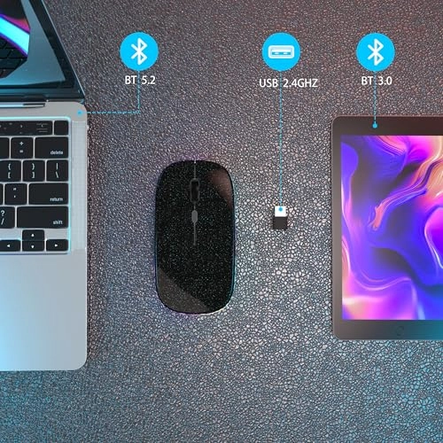 Dual Mode Rechargeable Mouse - Wireless