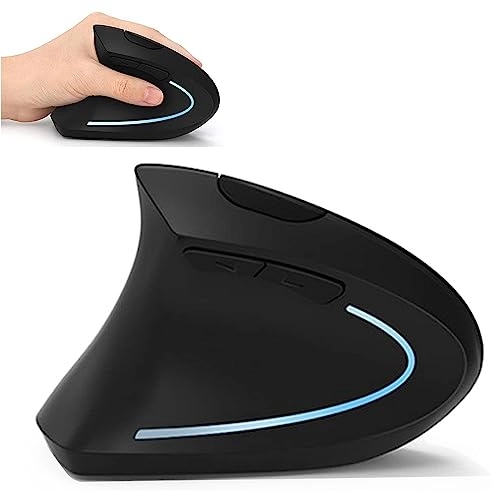 Left Handed Ergonomic Vertical Mouse - Wireless