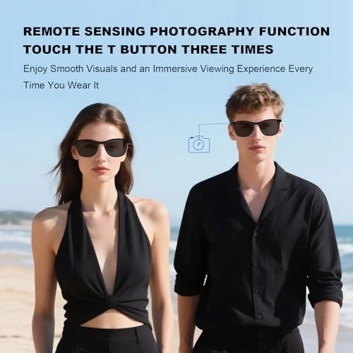 Smart Bluetooth Audio Glasses - Dual Speaker Open Ear