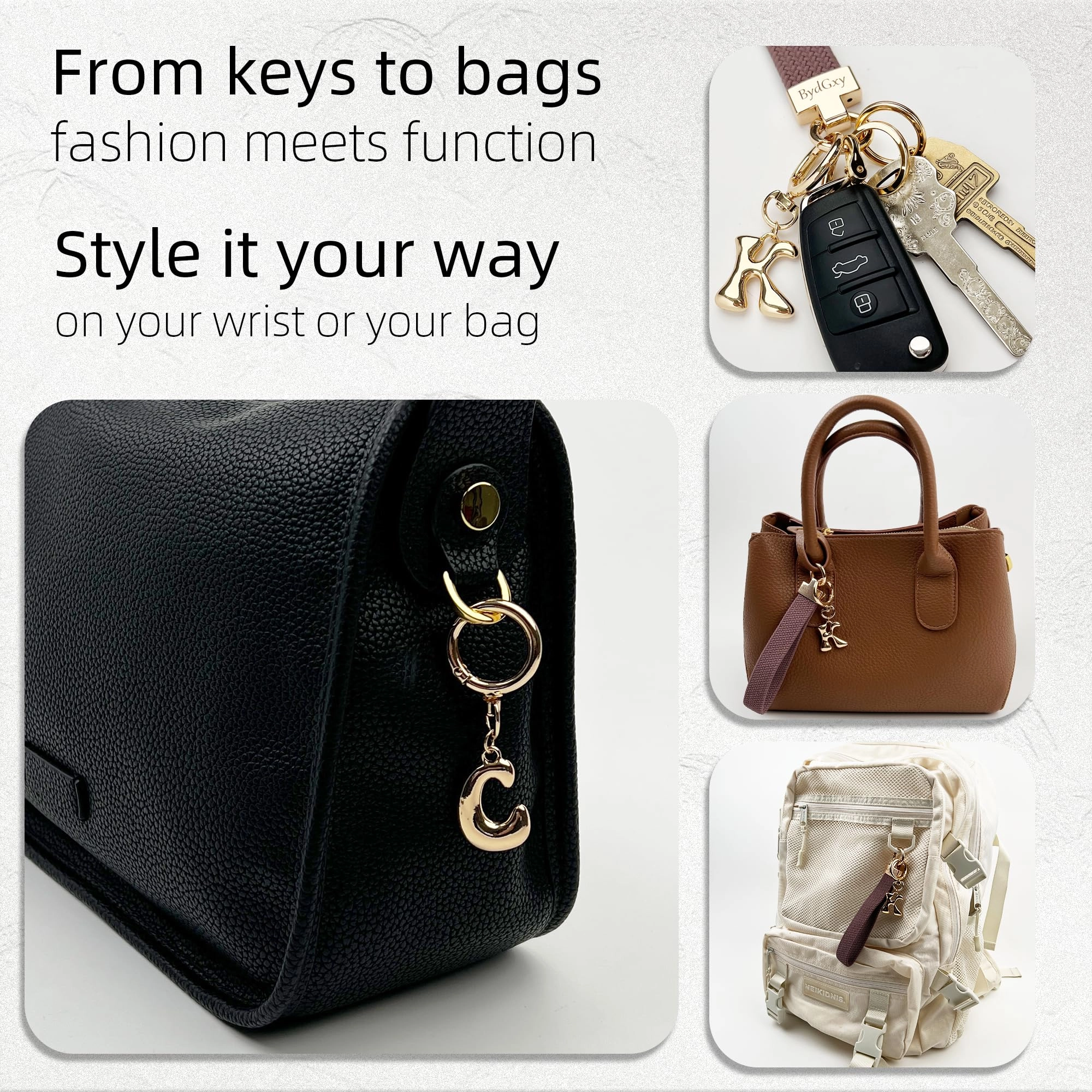 Initial Keychain - Letter