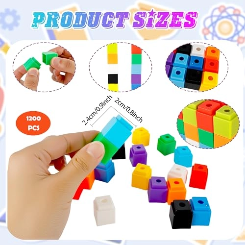 Linking Cubes - 3 years and up 1200 pieces