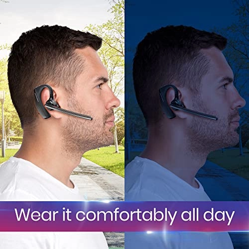 Voyager 5200 - Wireless Headset + Mic Cleaner + Fiber Cloth