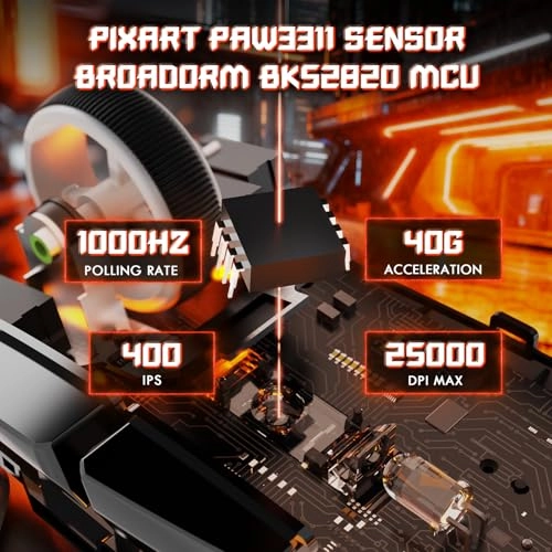 V6 Mouse - 2.4GHz Wireless Bluetooth USB